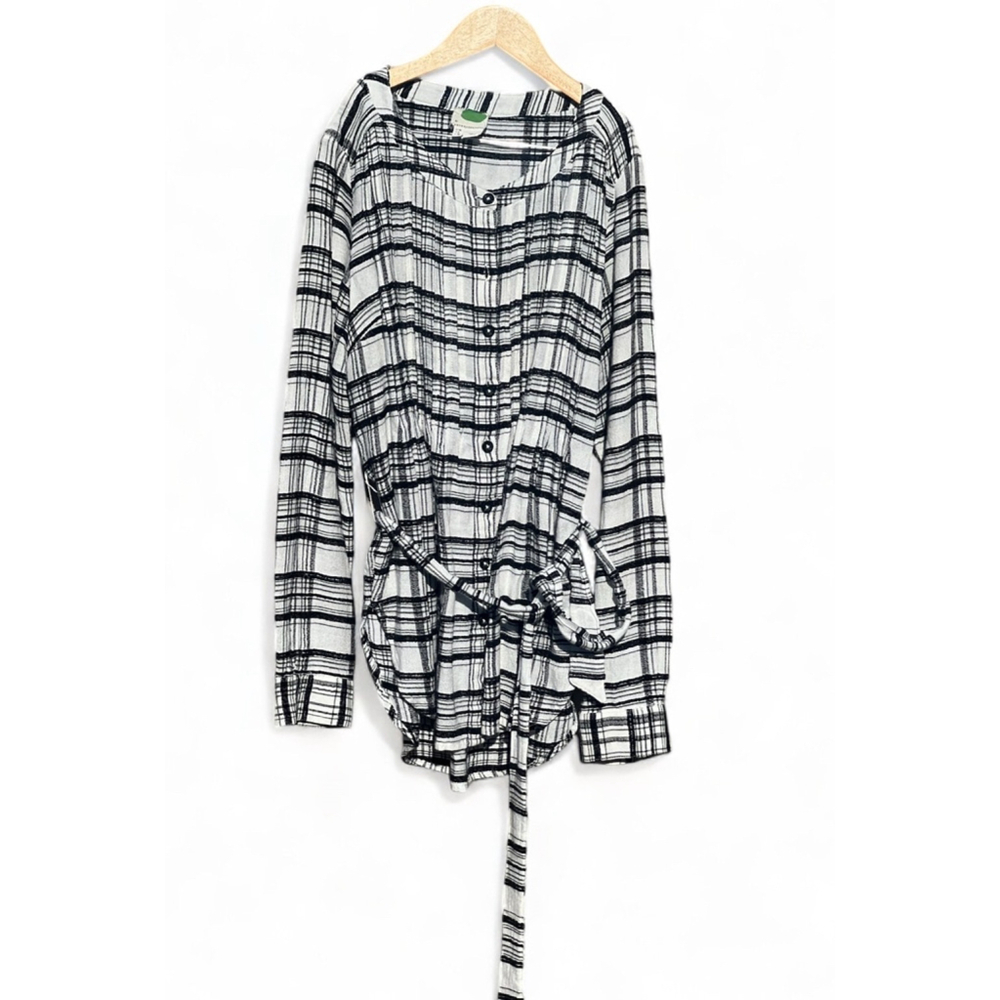 Women's Anthropologie Shirt,Black and White - Picture 1 of 7